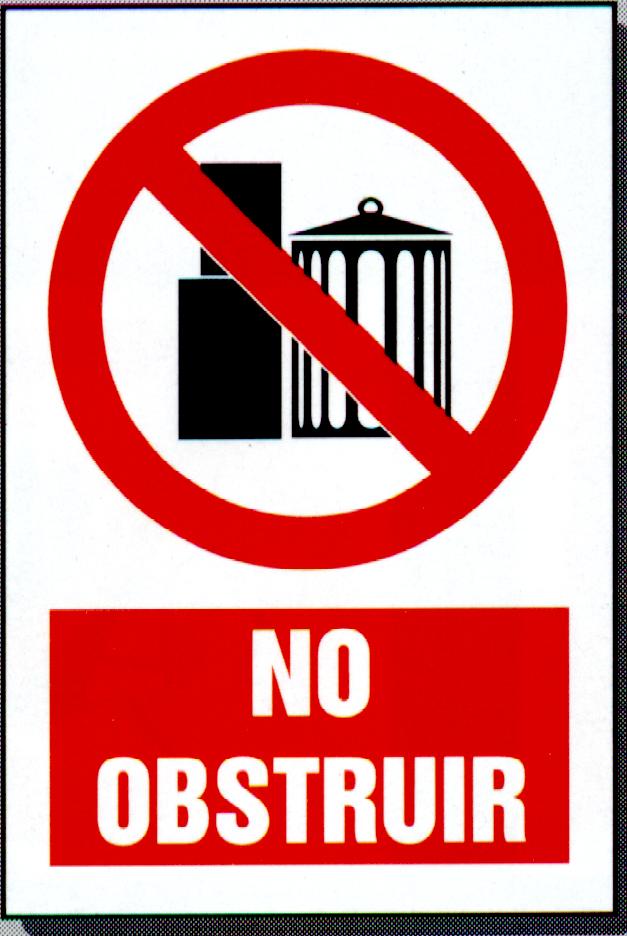 1 No obstruir  IMAGENES FOTOS DIBUJOS